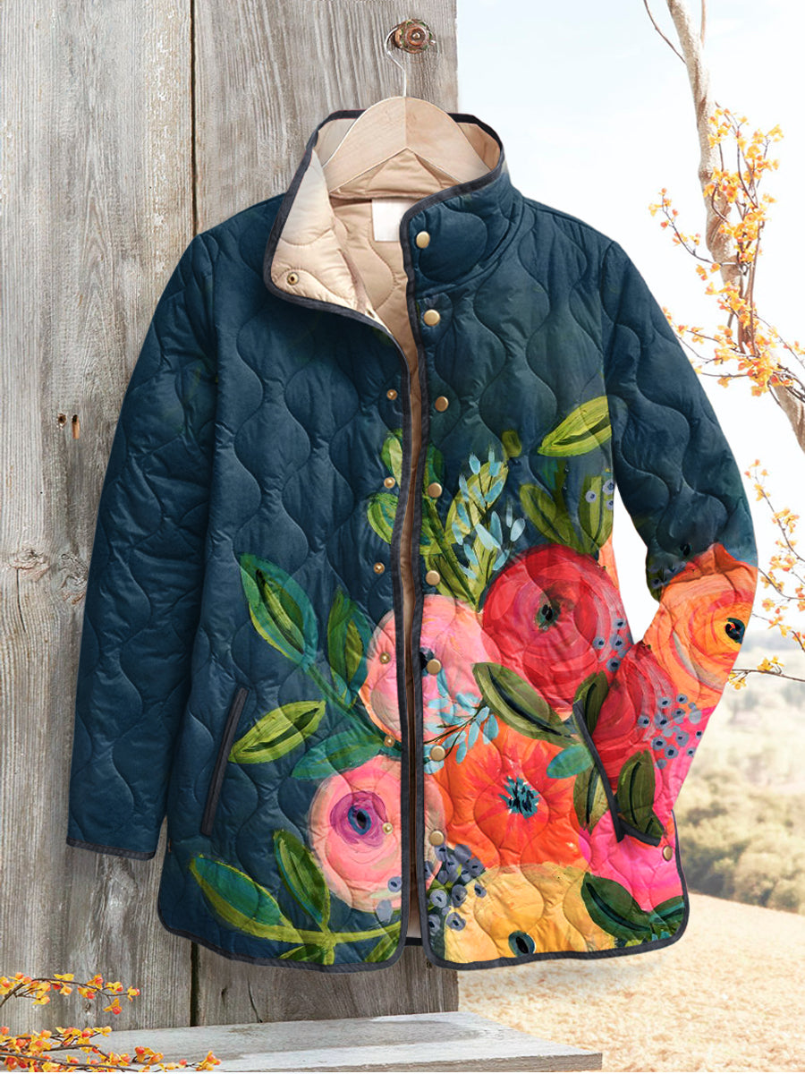 Frances | Countryside Bloom Quilted Jacket