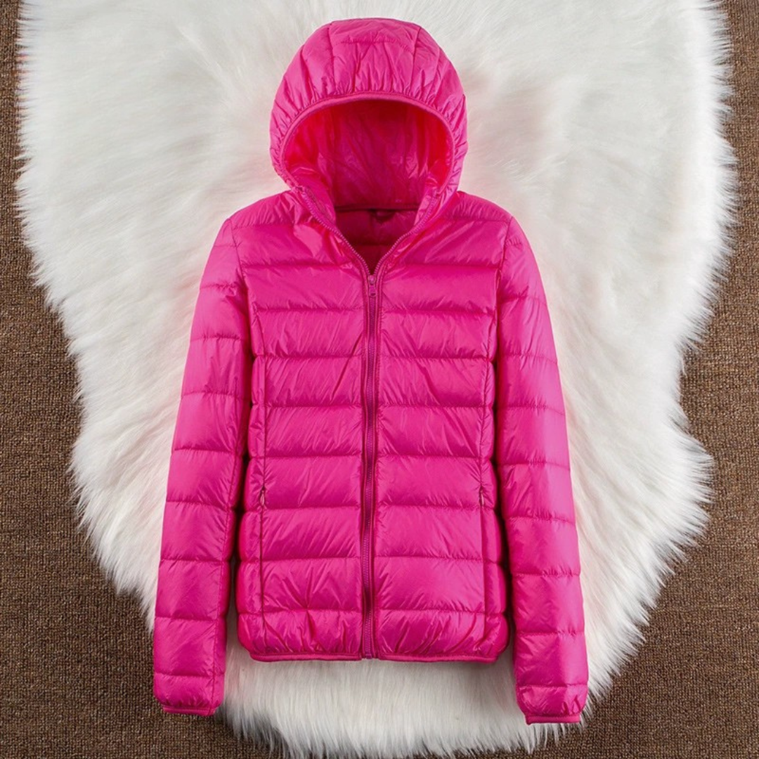 Metta Transitional Padded Jacket | Hot Pink