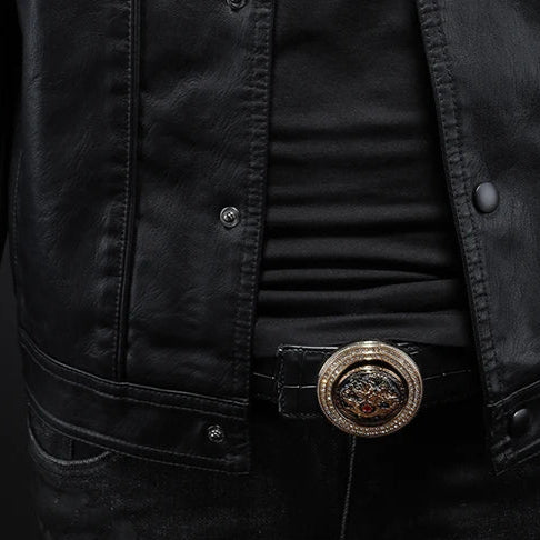 Harry | Premium Moto-Style Leather Jacket