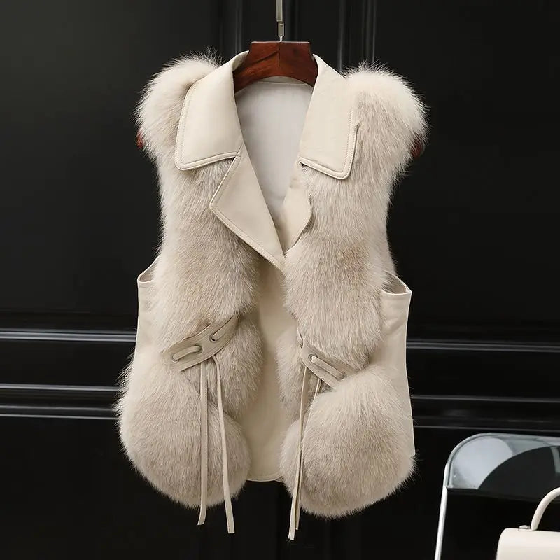 Corvella | Regal Fur Vest