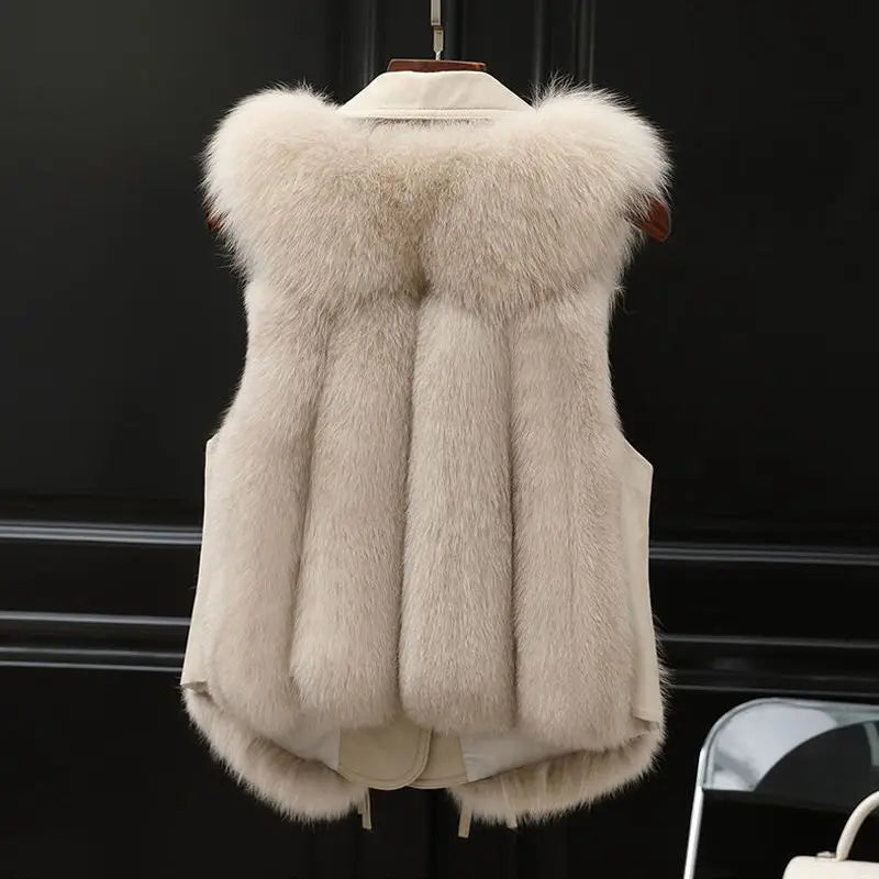 Corvella | Regal Fur Vest