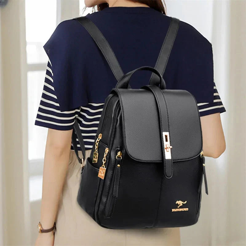 Alisa Leather Backpack