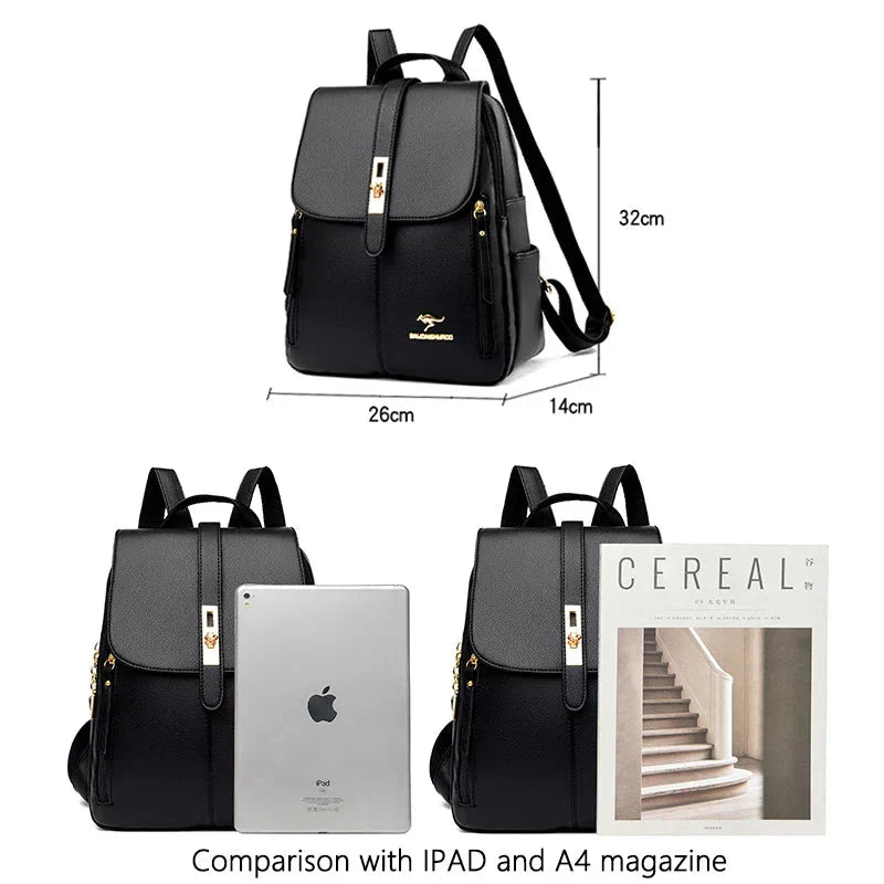 Alisa Leather Backpack