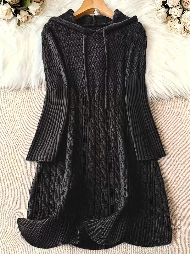 Arden | Casual Knit Hoodie Dress