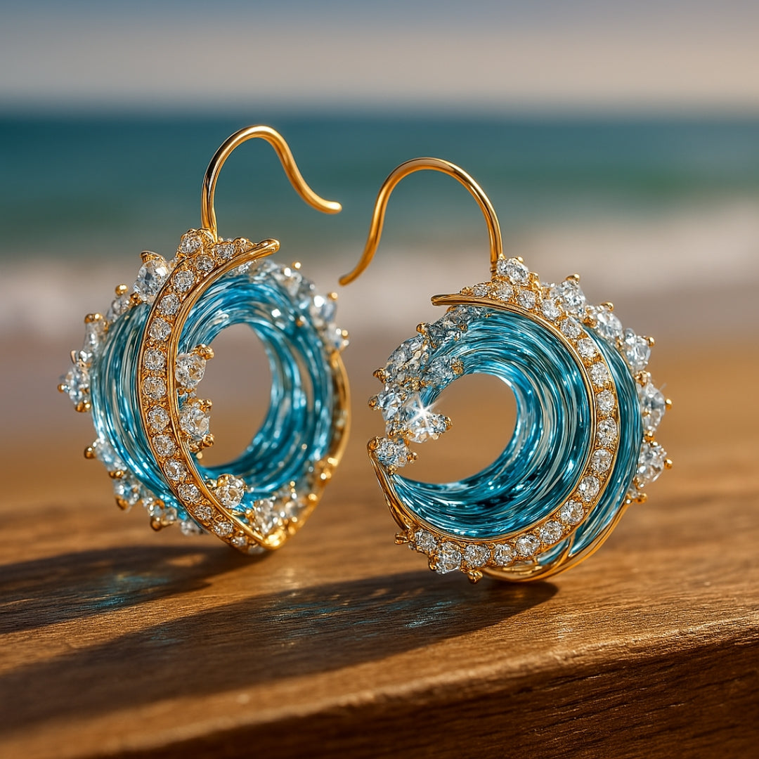 Azure Tide Earrings