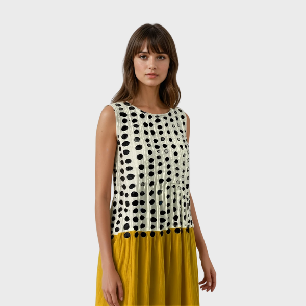 Corinna | Panelled Cotton Dress
