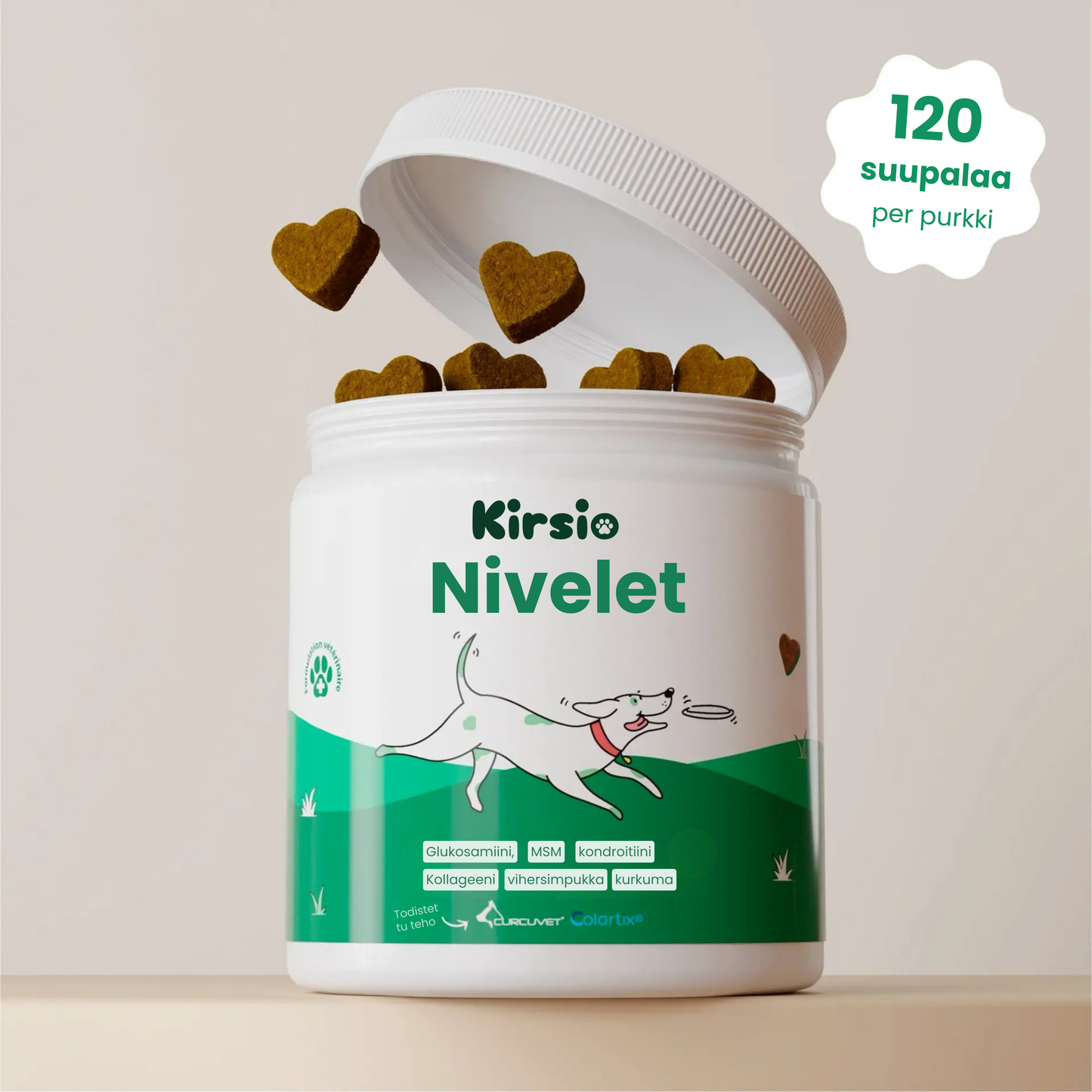 Kirsio I täydentää niveliä.