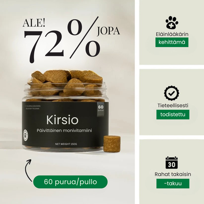 Kirsio – päivittäiset monivitamiinipurut