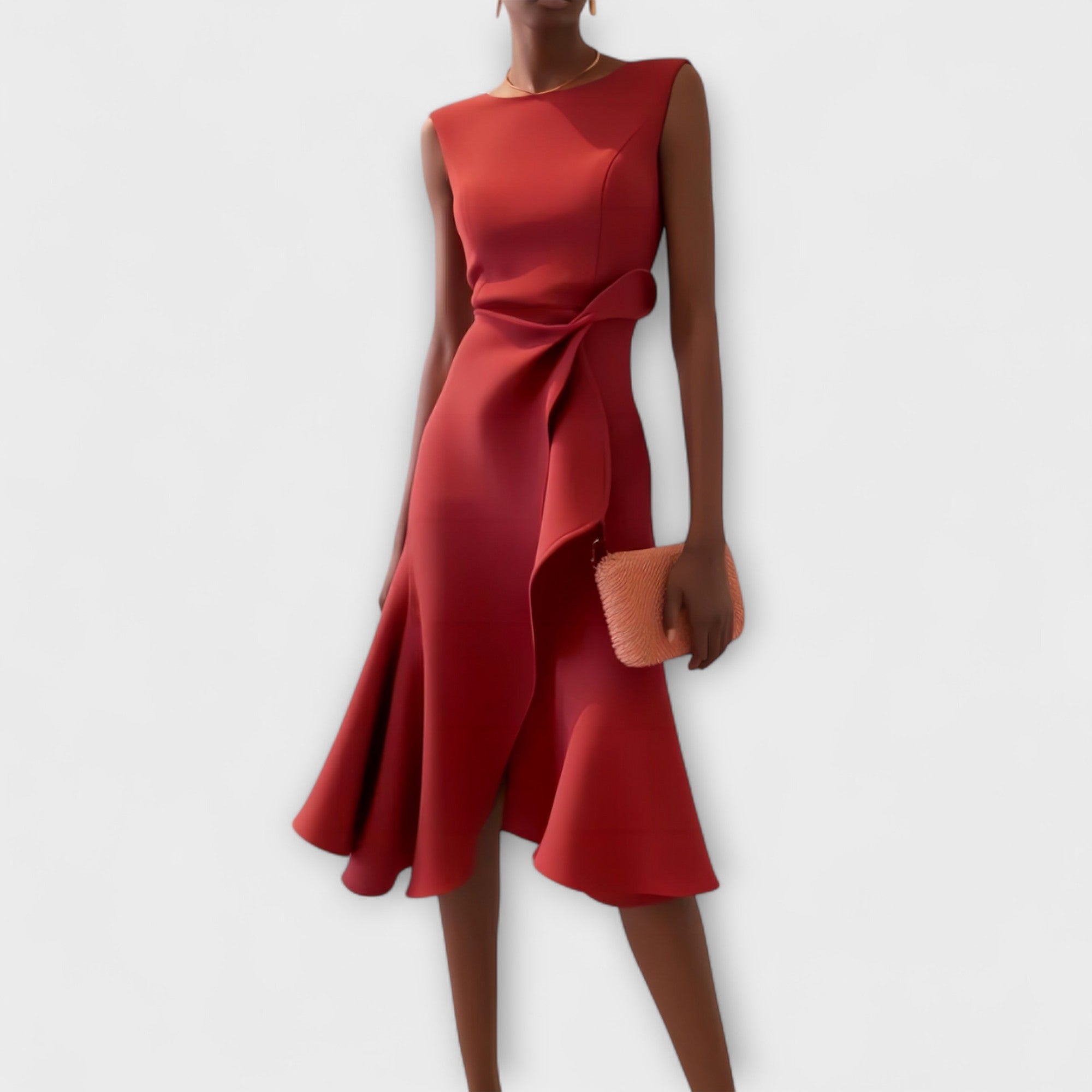 Josephine | Draped Midi Dress