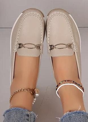 Adira | Buckle Detail Loafers