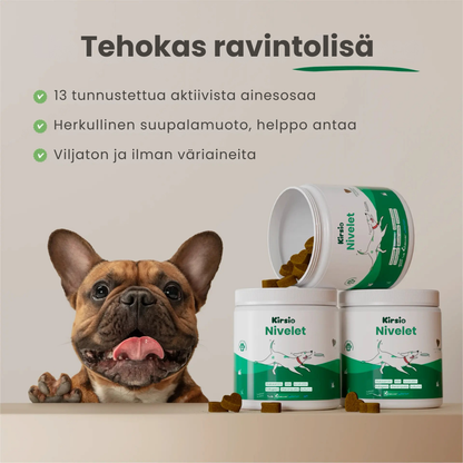 Kirsio I täydentää niveliä.