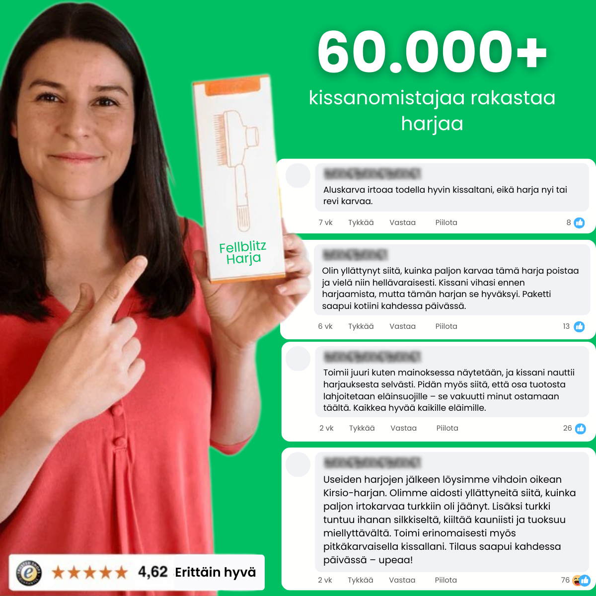 Kirsio I Fellblitz-harja – myyntihitti