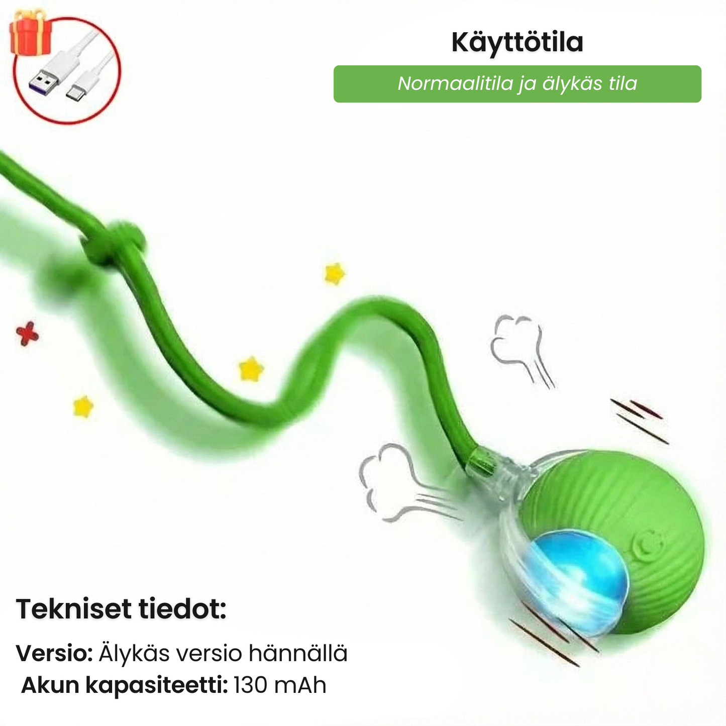 Kirsio | Älykäs lemmikkipallo