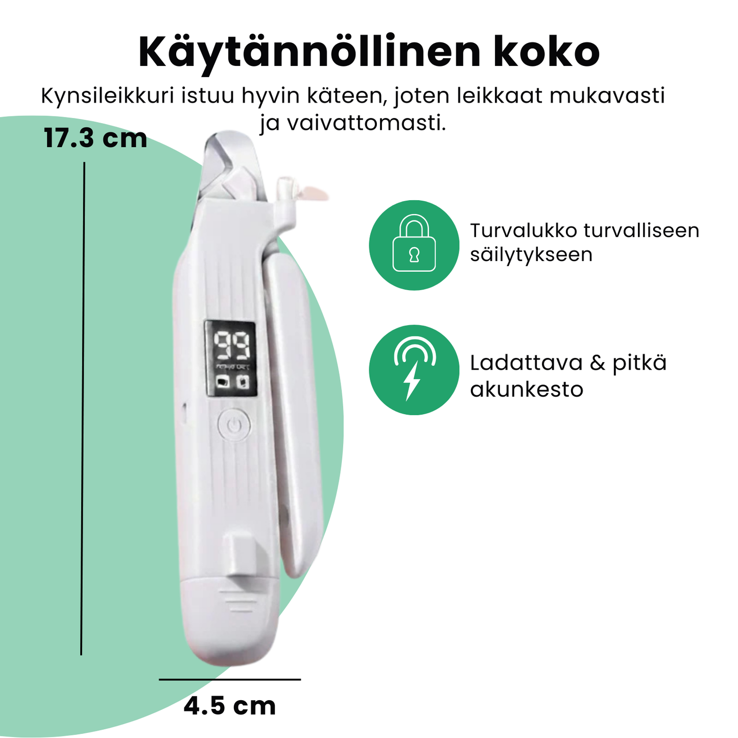 Kirsio I LED-kynsisakset koirille ja kissoille