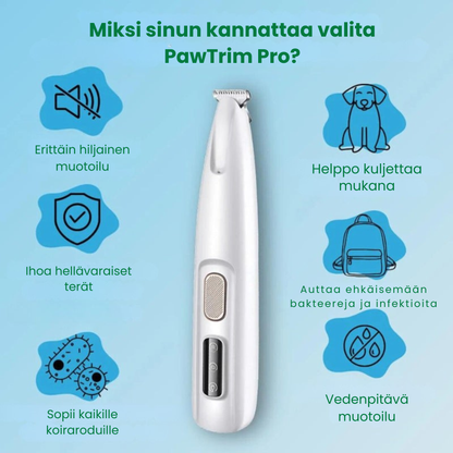 Kirsio Pro™ | Kivuton tassujen hoito sekunneissa