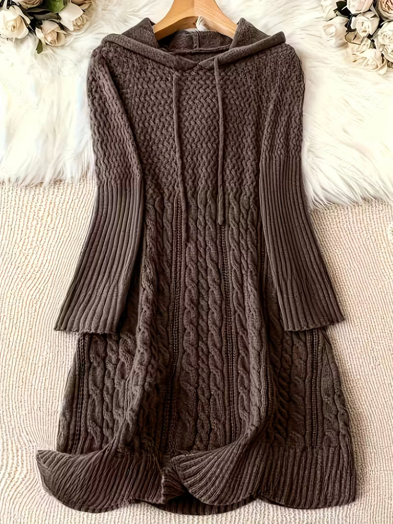 Arden | Casual Knit Hoodie Dress