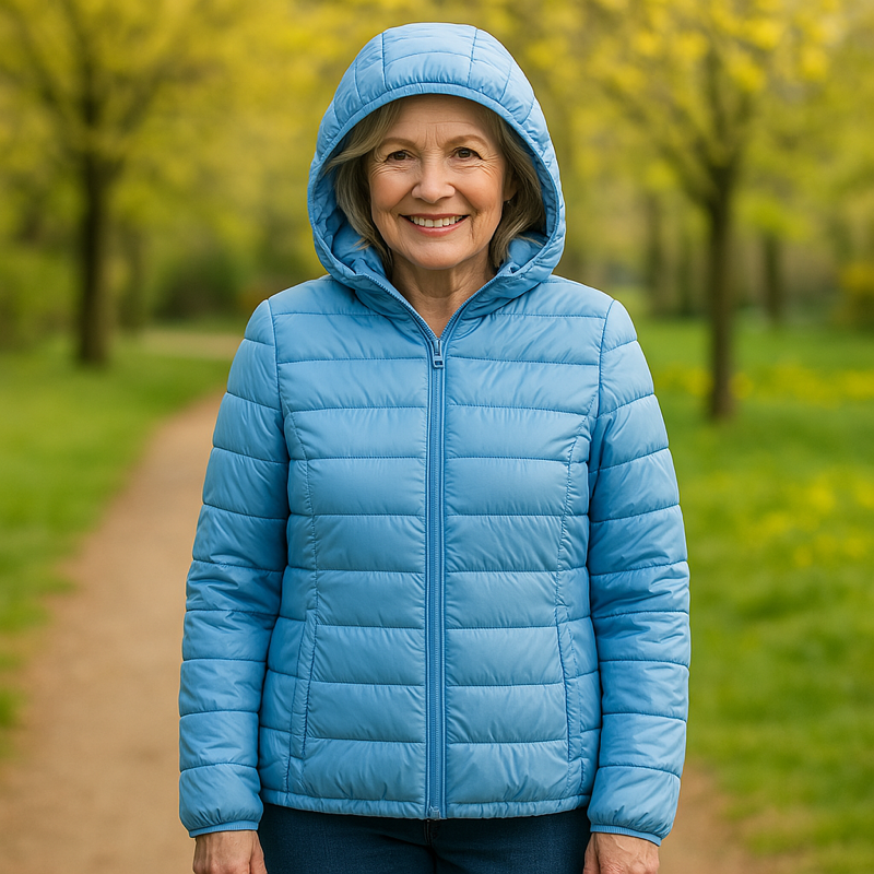 Metta Transitional Padded Jacket | Baby Blue