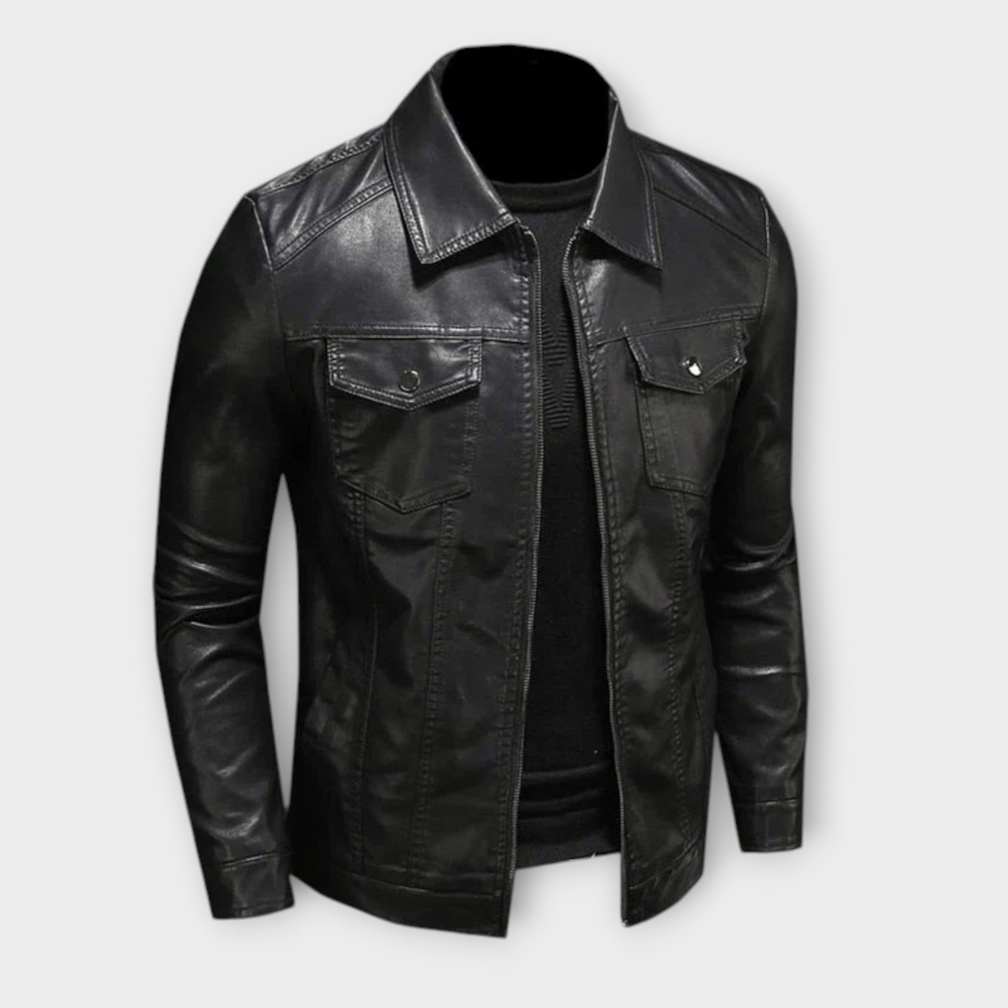 Alaric | Leather Jacket