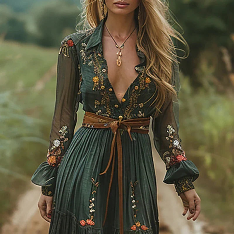 Alina Soleil | Romantic Boho Maxi Dress