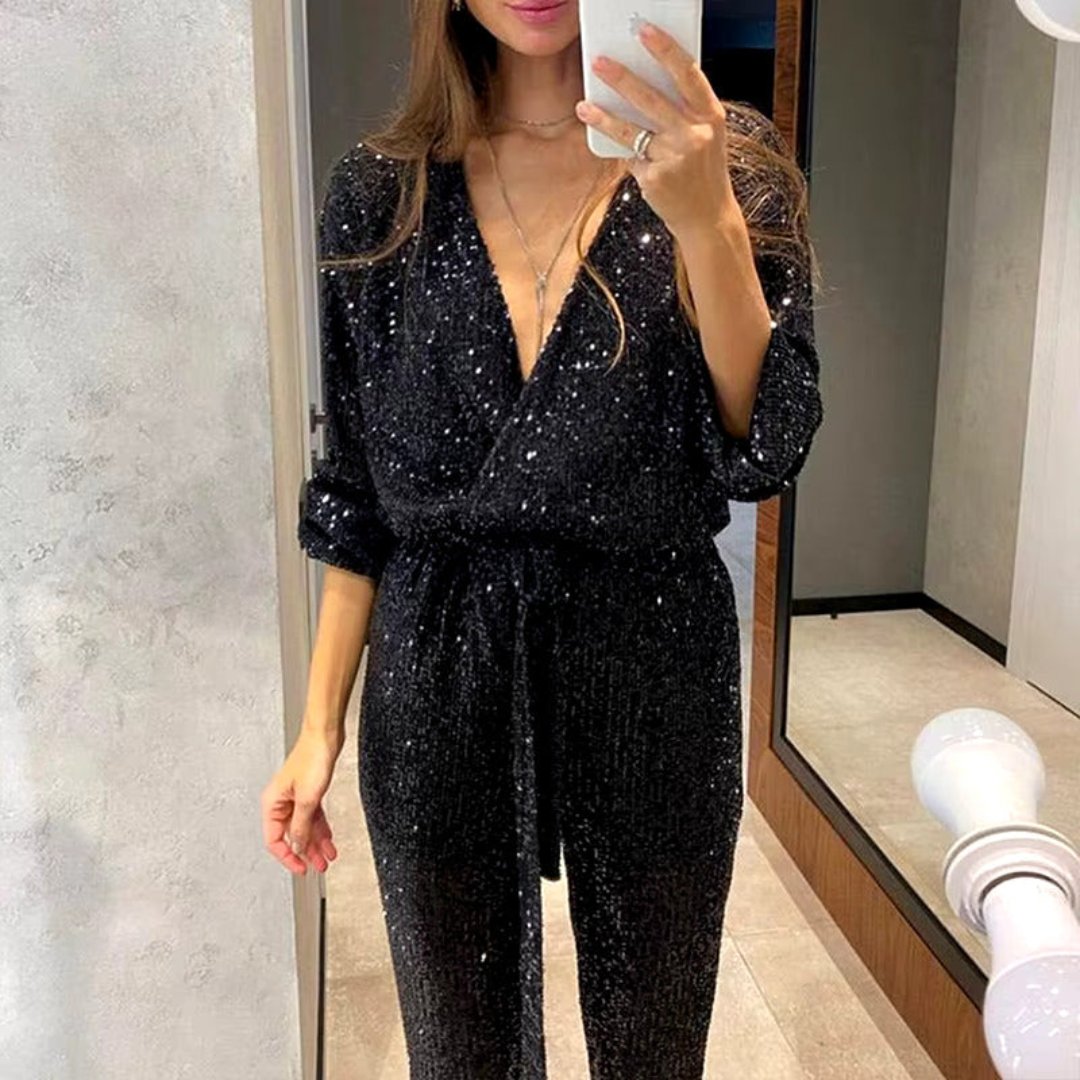 Aralyn | Sparkling Party Jumpsuit